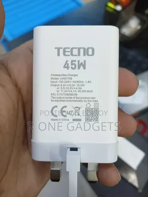 Tecno 45w Original Charger