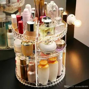 Cosmetics Makeup Organizer 3D Rotating 360'