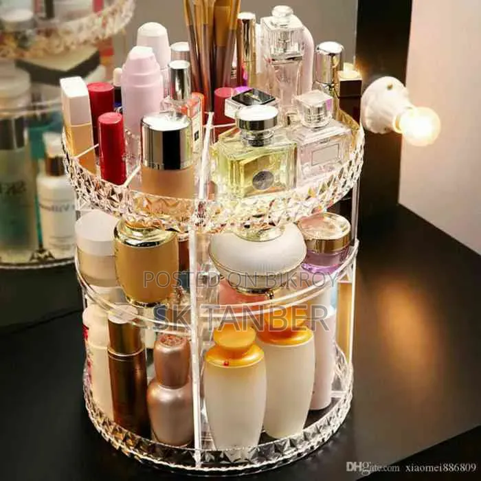 Cosmetics Makeup Organizer 3D Rotating 360'