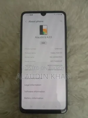স্যামসাং গ্যালাক্সি এ৩৩ ৫জি ১২৮ জিবি ব্ল্যাক