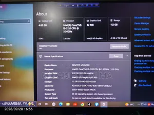 Desktop Computer 4GB Intel Core i3 SSD 128GB