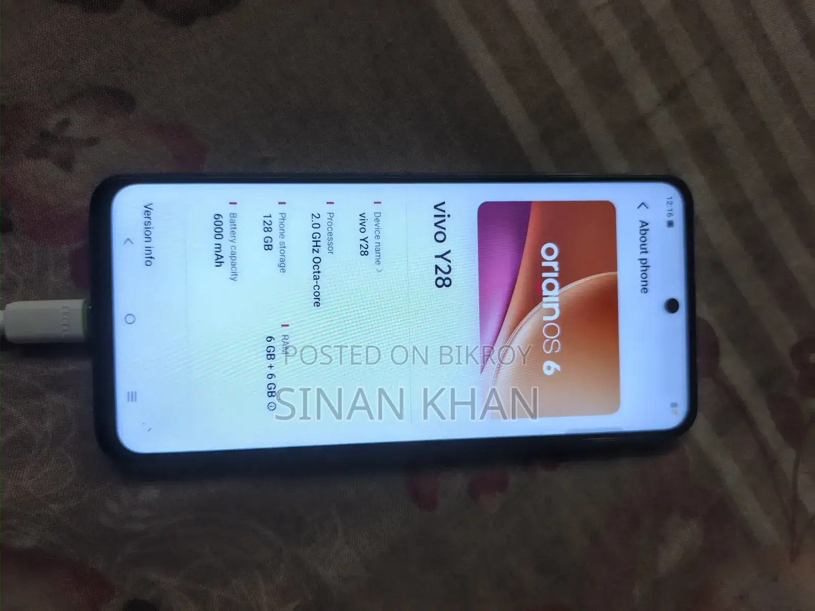 Vivo Y28 128 GB Blue