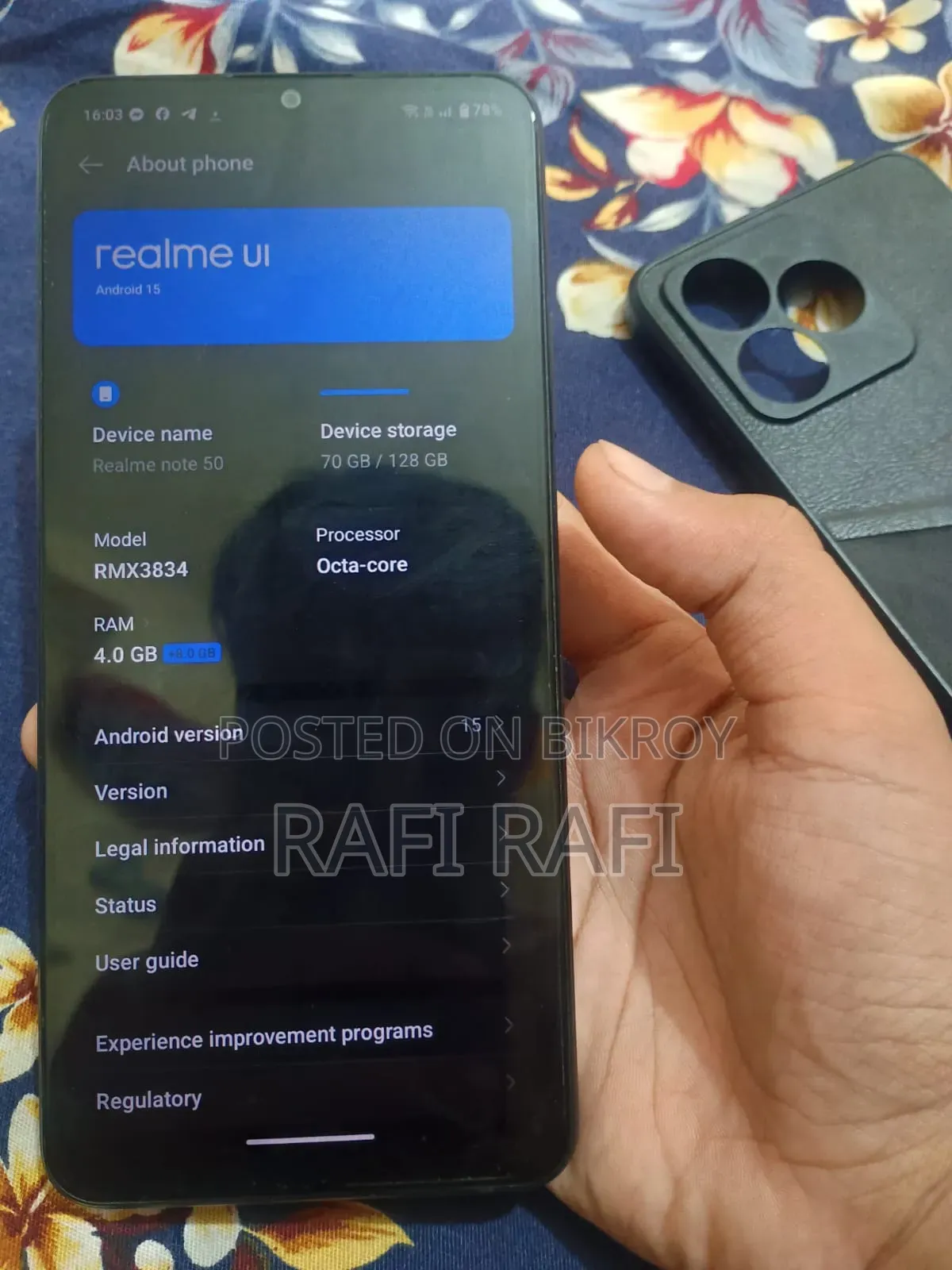 Realme Note 50 128 GB Blue