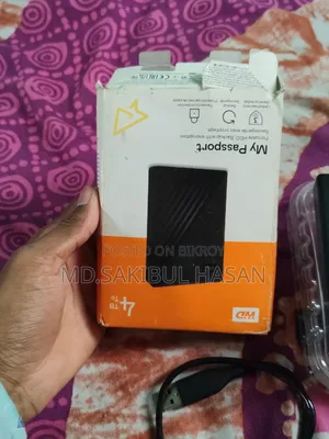 4TB Black My Passport Portable Estern Digital HDD