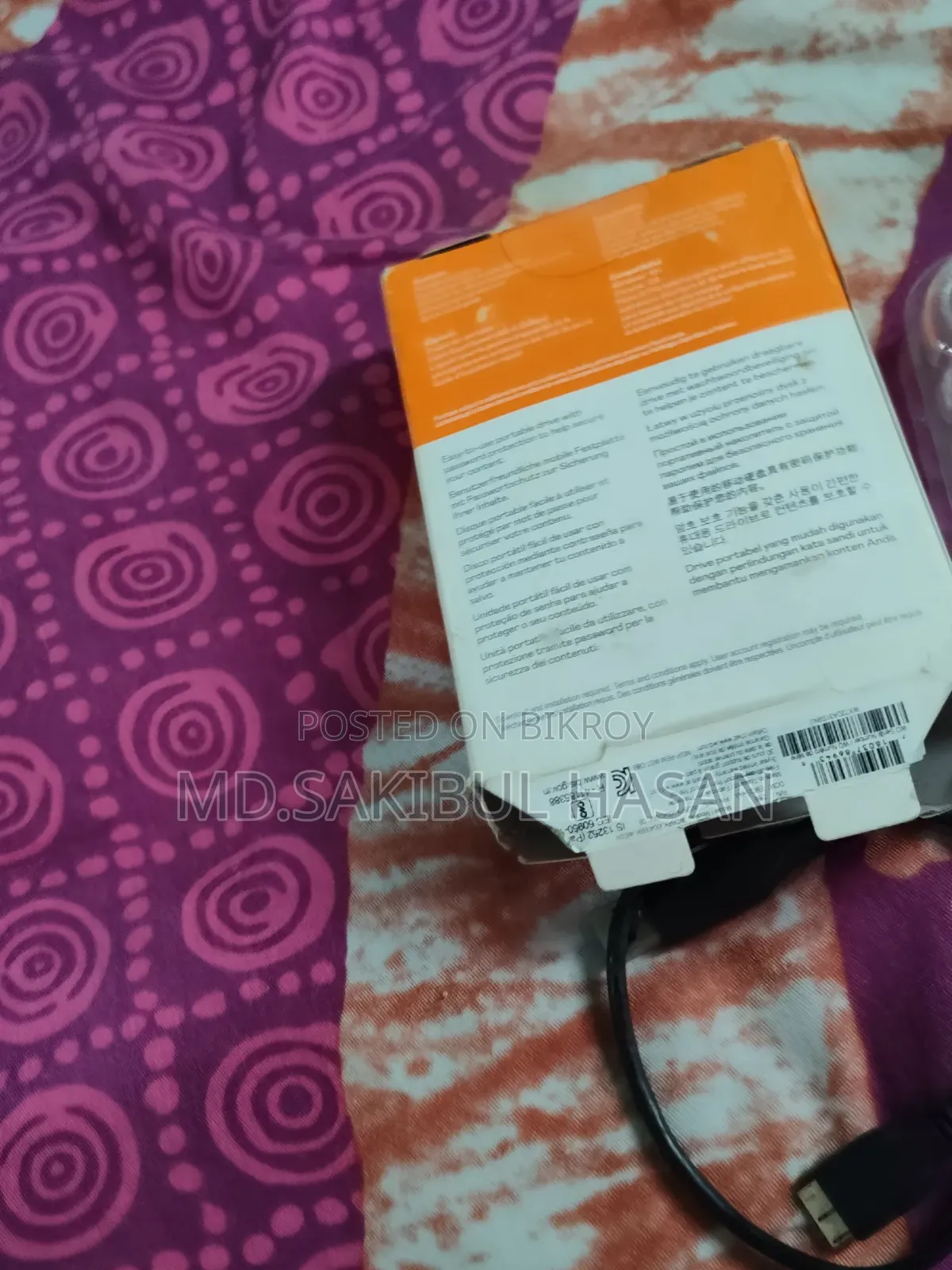 4TB Black My Passport Portable Estern Digital HDD