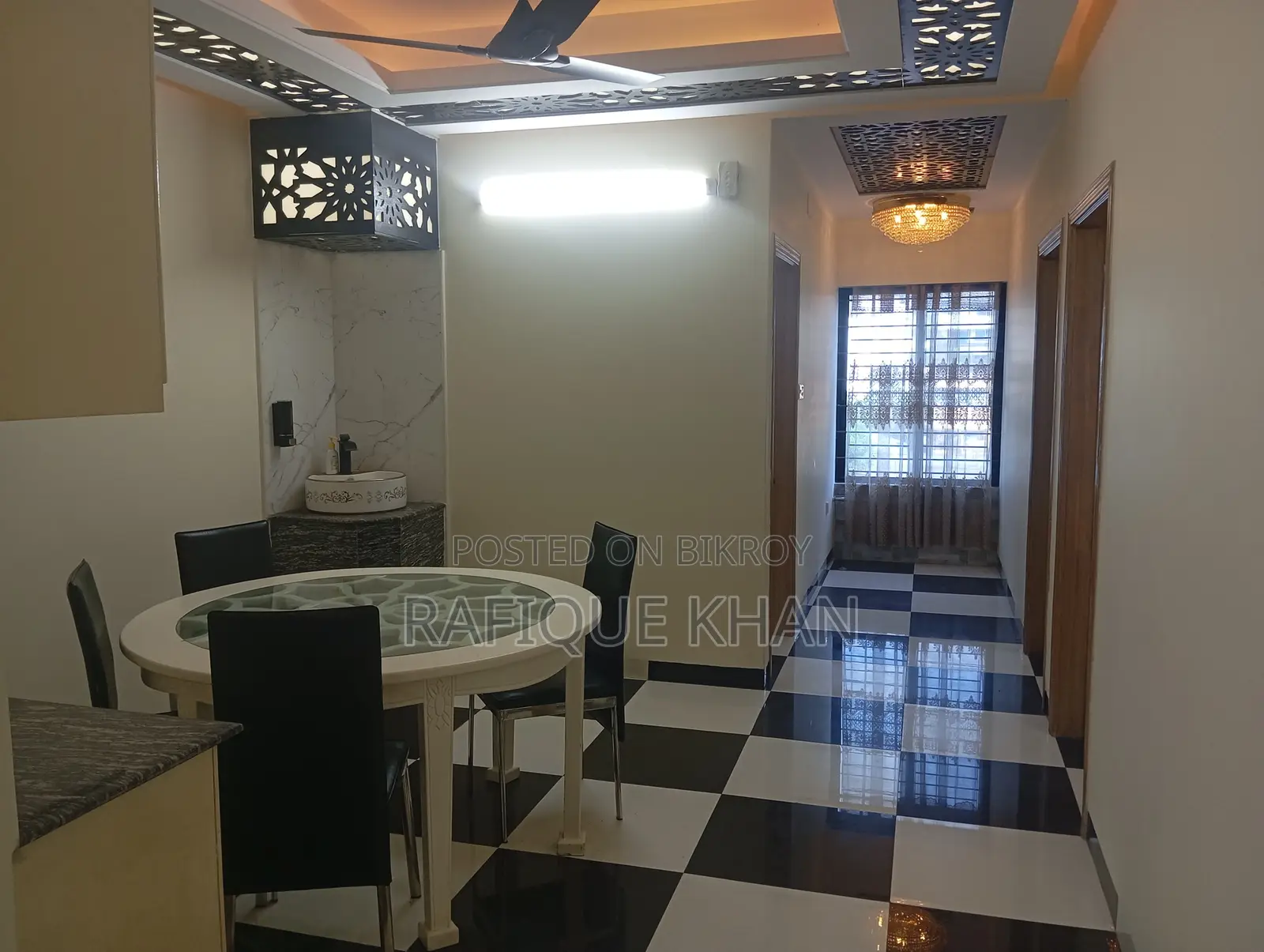 Furnished 3-Bedroom Apartment in S P Tower, Shibgonj for rent