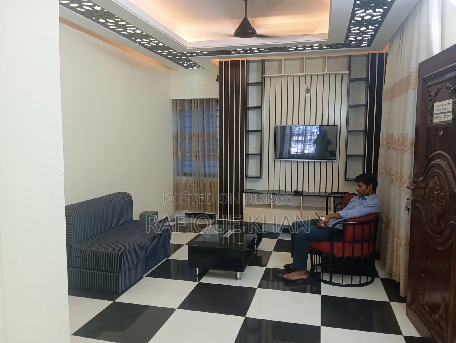 Furnished 3-Bedroom Apartment in S P Tower, Shibgonj for rent