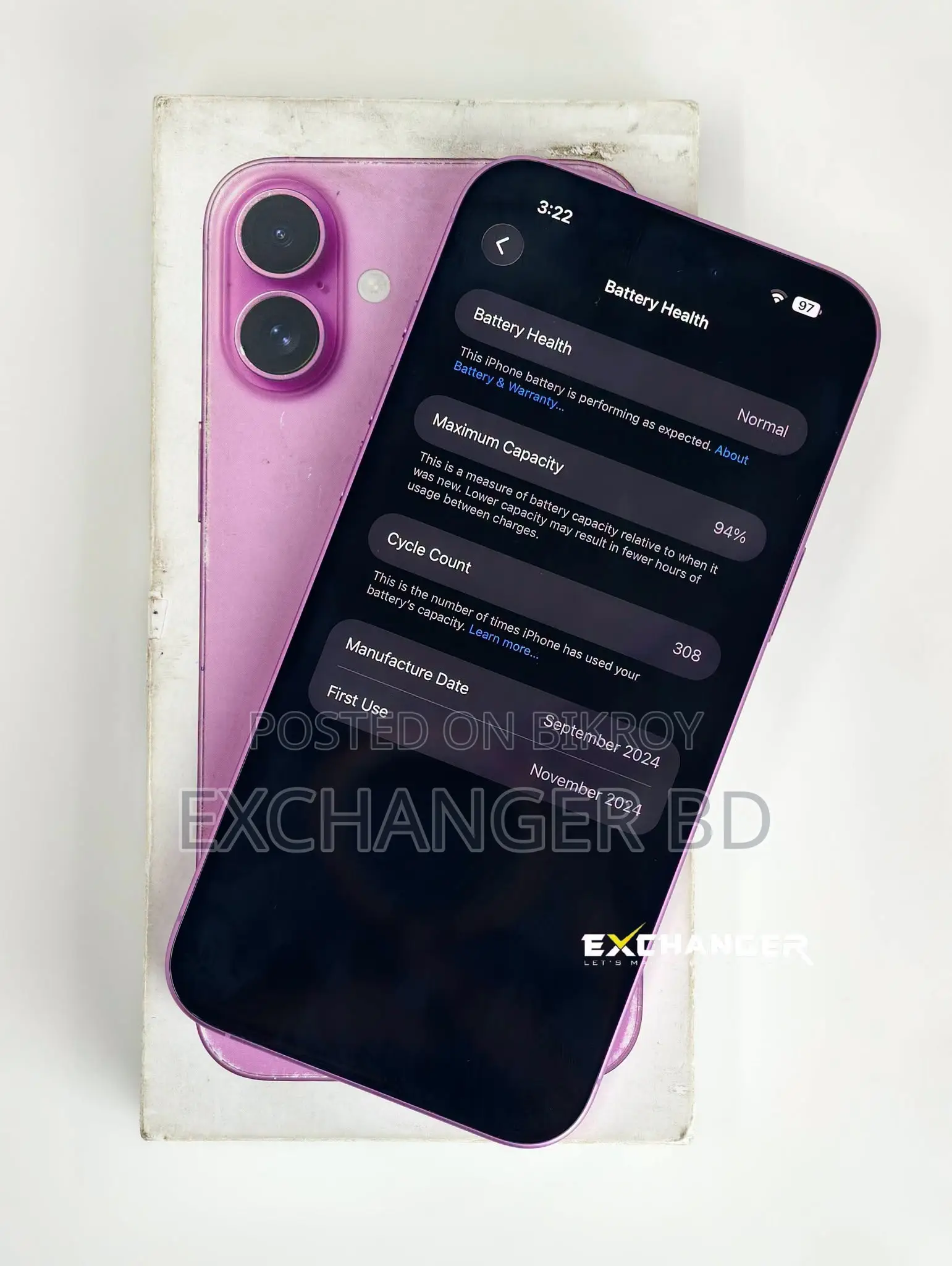 Apple iPhone 16 Plus 128 GB Pink