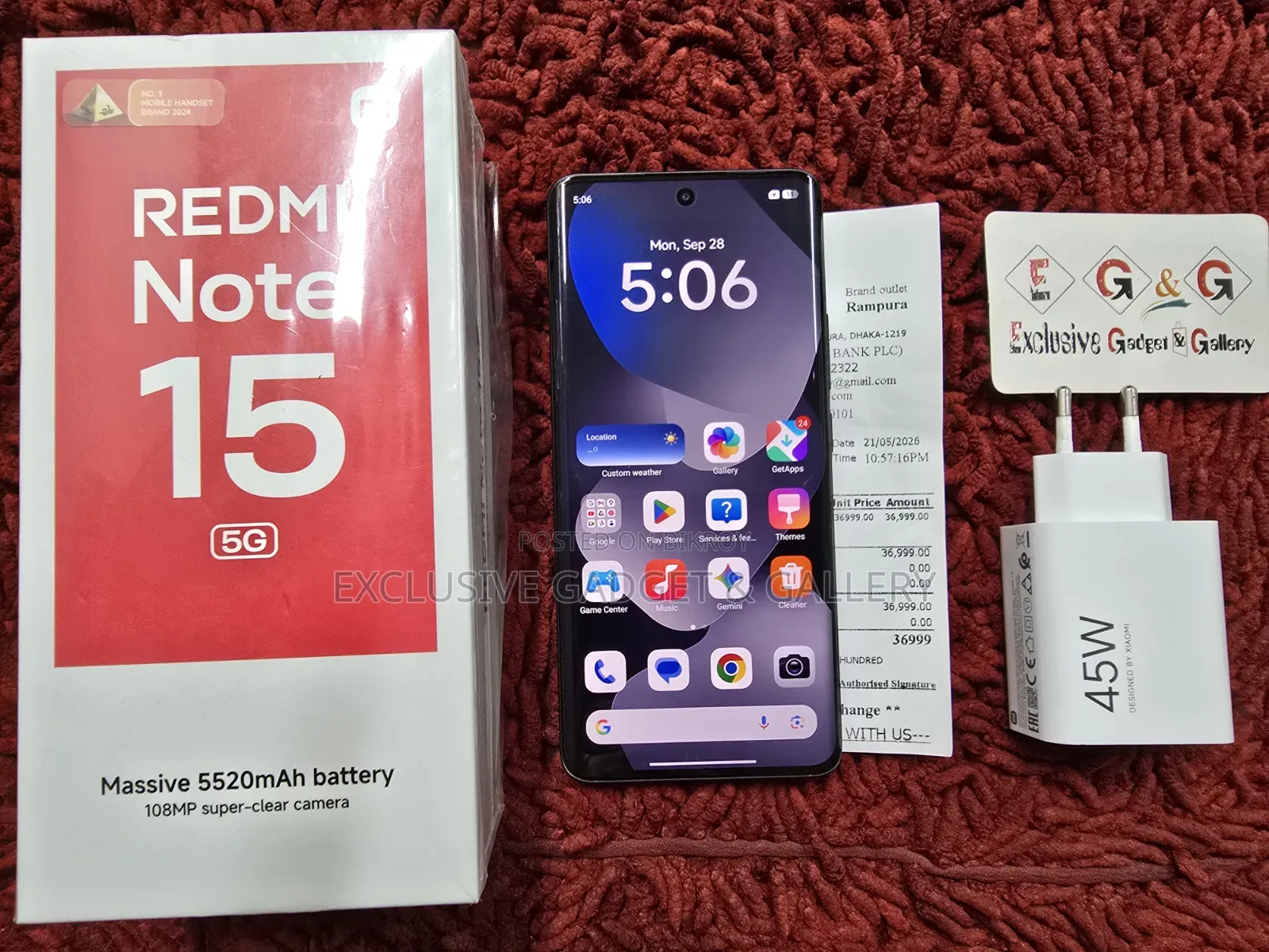 Xiaomi Redmi Note 15 Special 256 GB Black