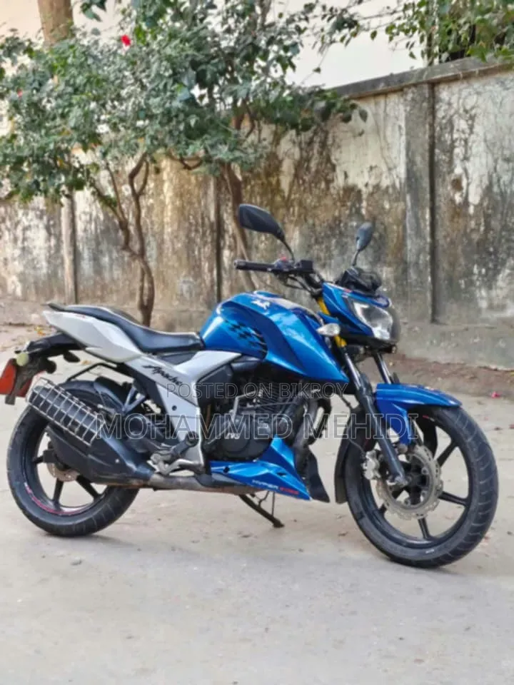 TVS Apache RTR 160 4V 2018 Blue