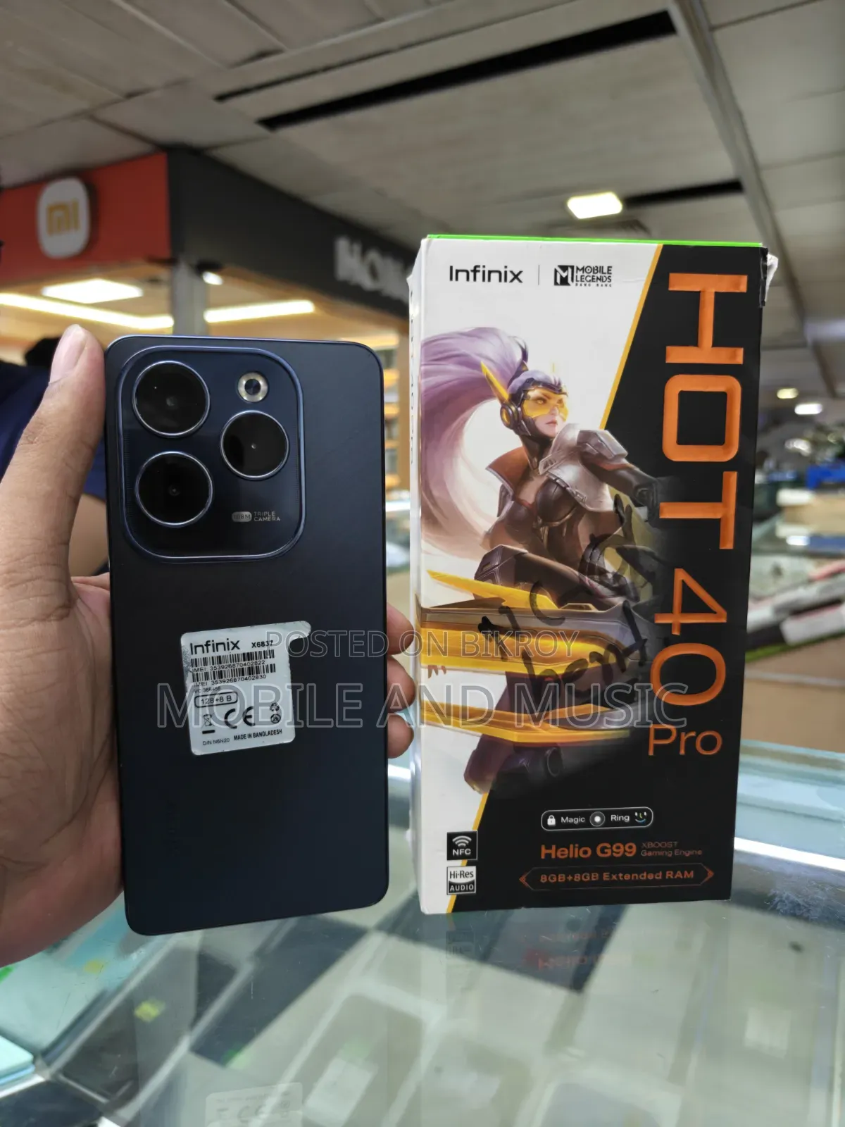 Infinix Hot 40 Pro 128 GB Blue