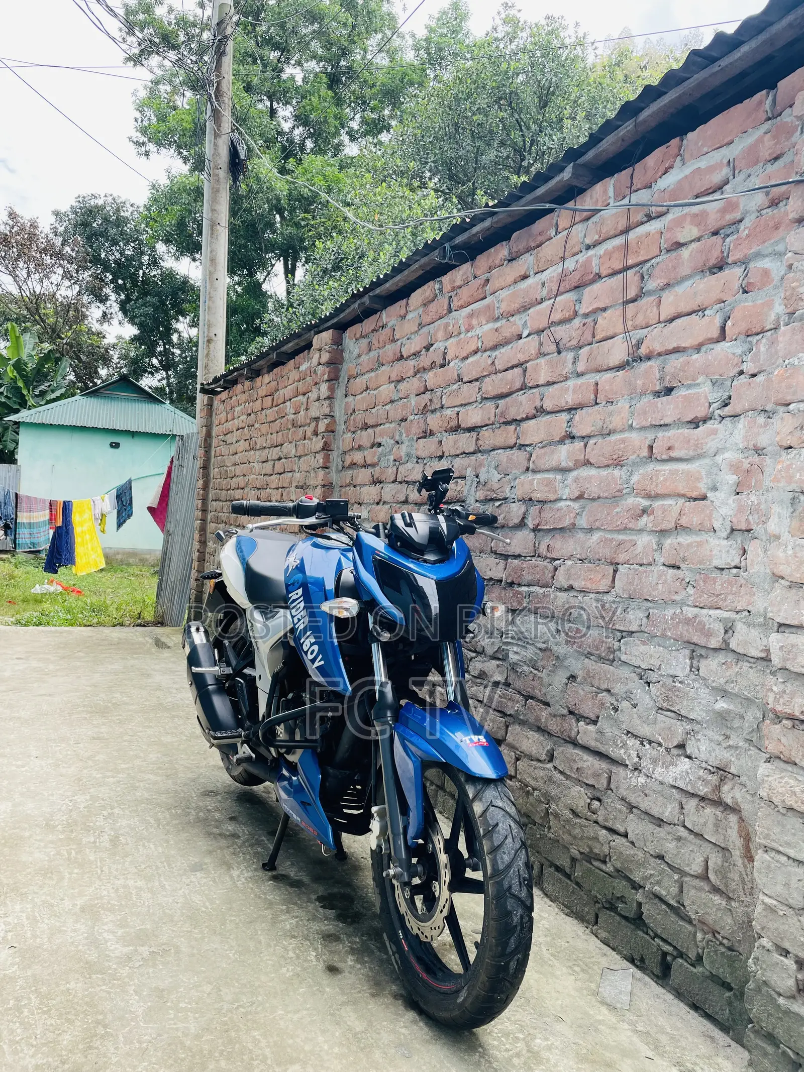 TVS Apache RTR 160 4V 2020 Blue