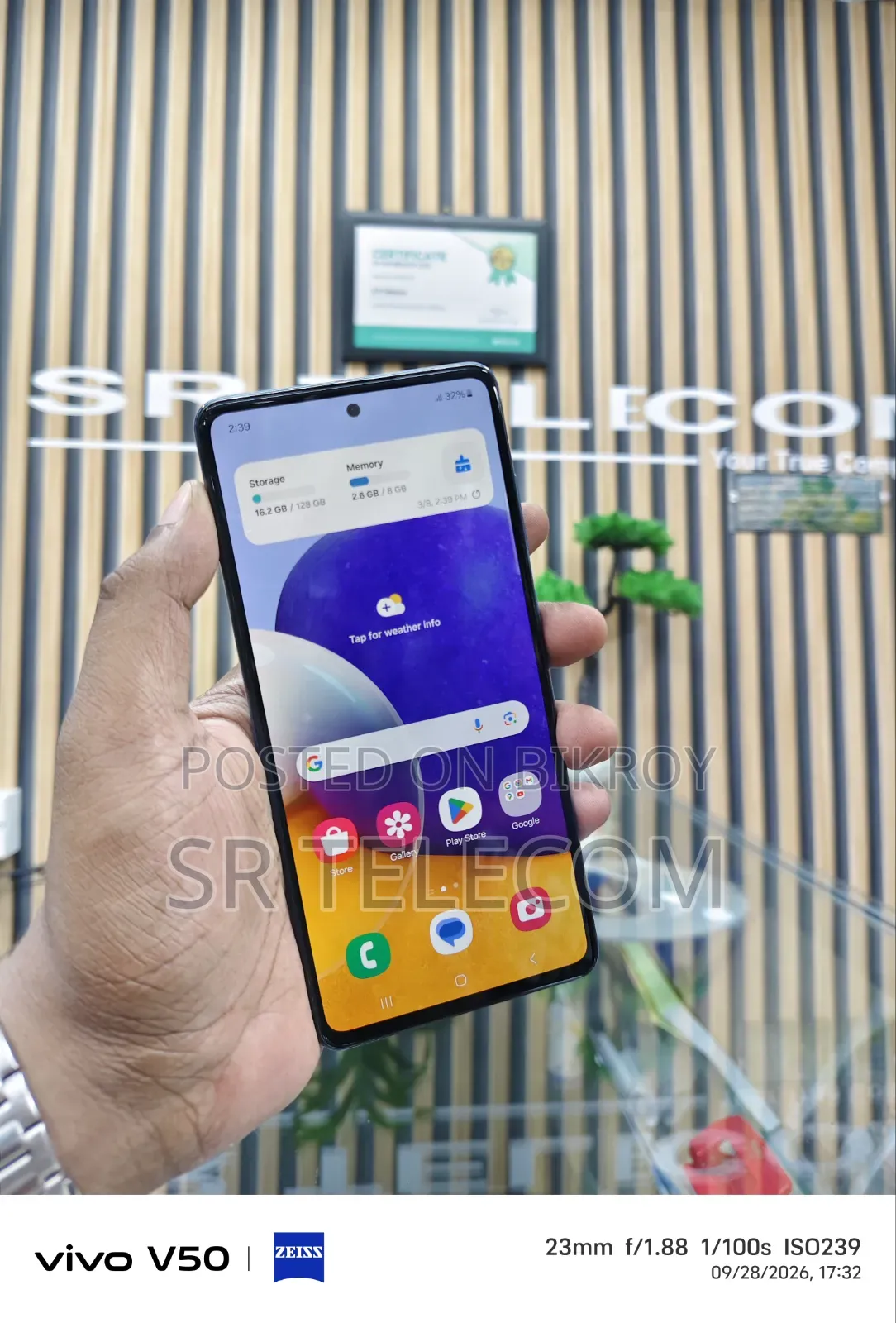Samsung Galaxy A72 128 GB Blue