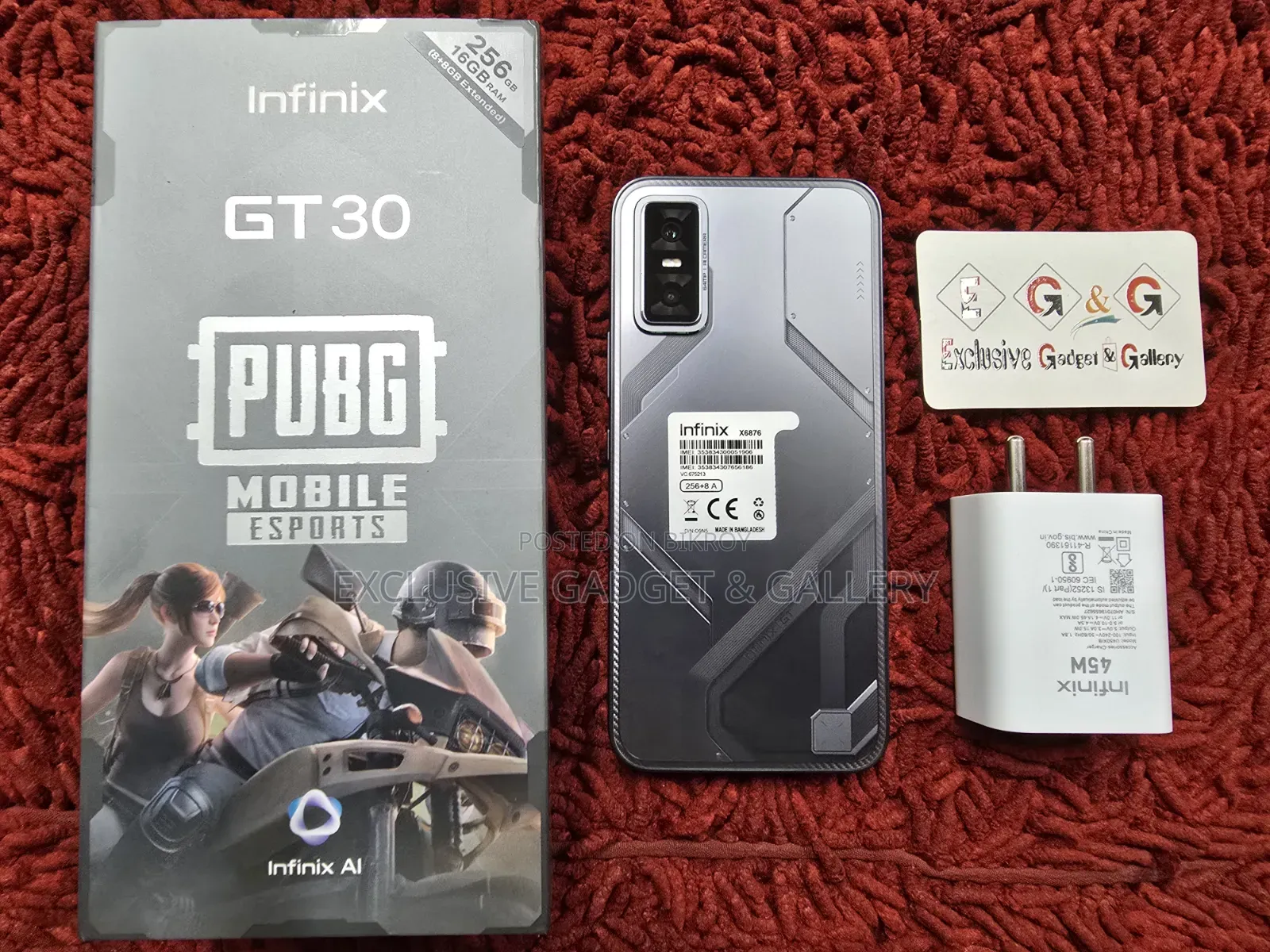 Infinix GT 30 5G 256 GB Gray