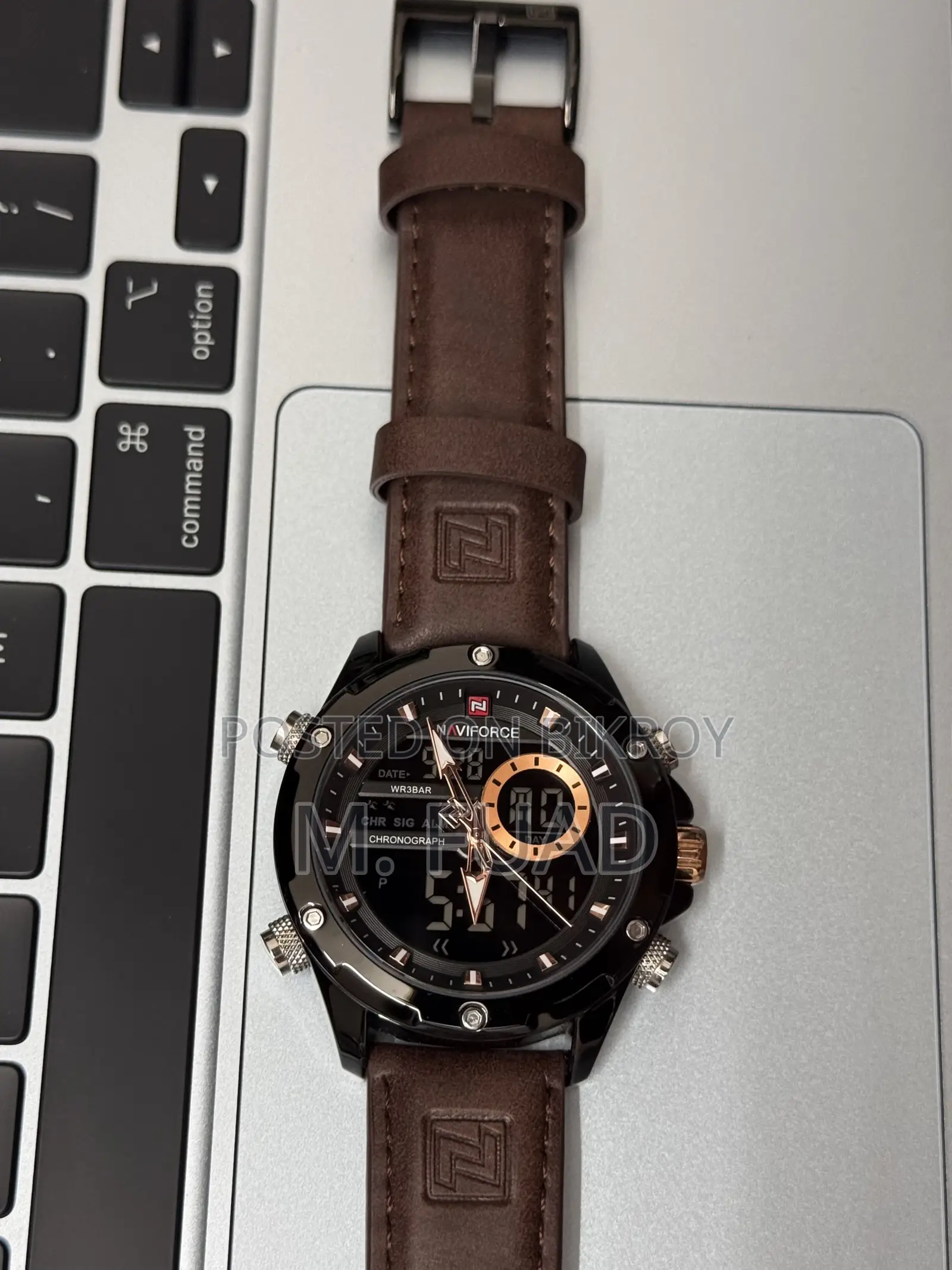 Naviforce 9208 L - Brown Black Casual Watch