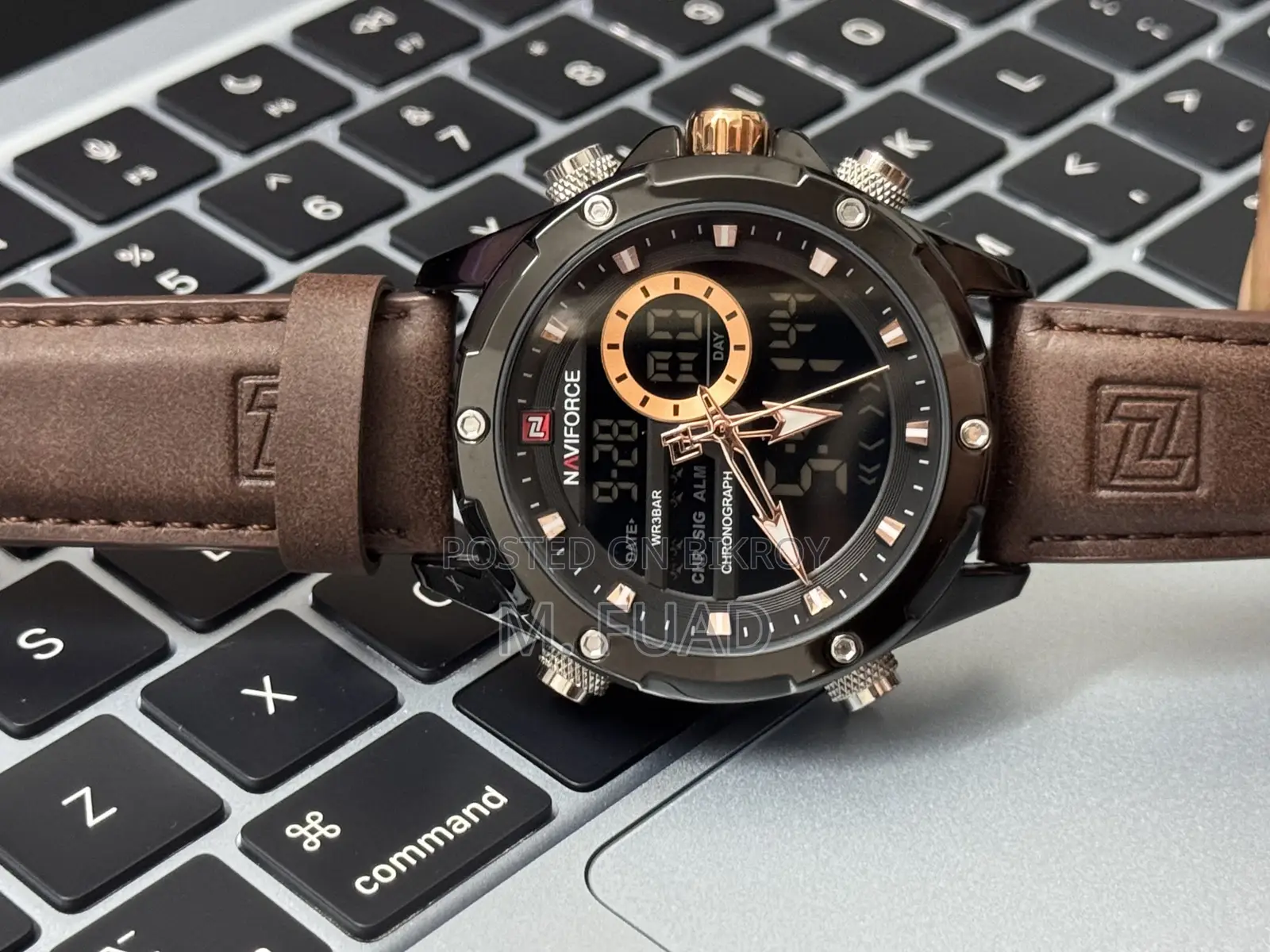 Naviforce 9208 L - Brown Black Casual Watch