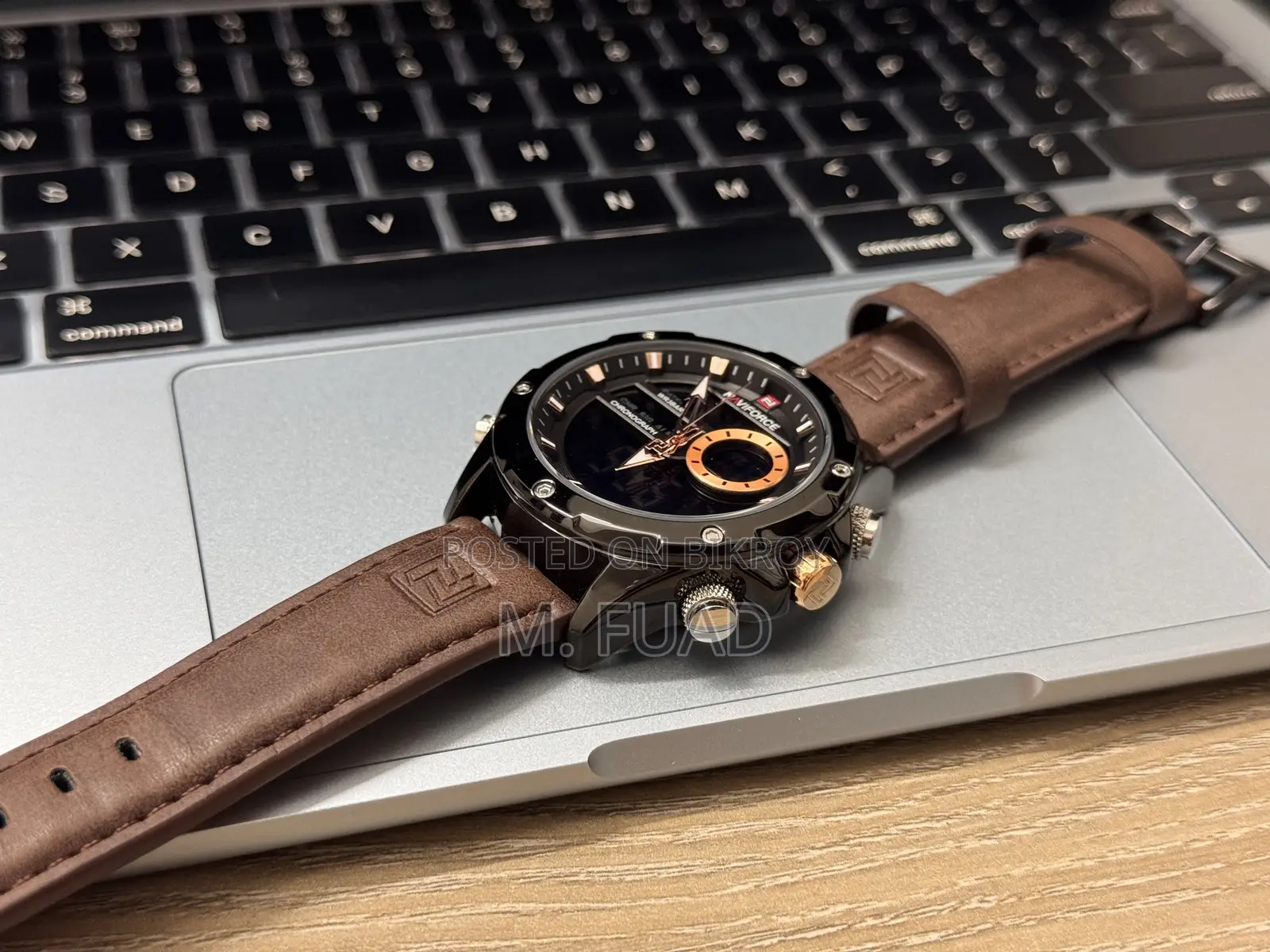Naviforce 9208 L - Brown Black Casual Watch