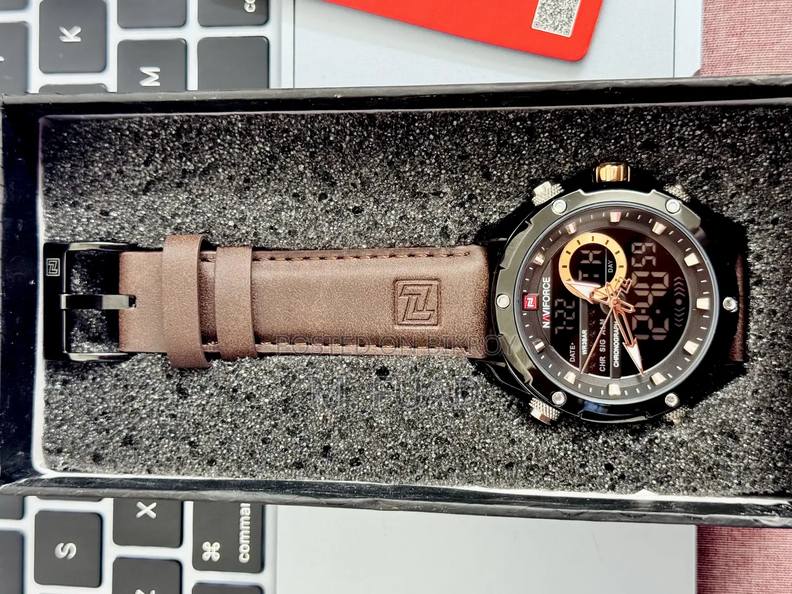 Naviforce 9208 L - Brown Black Casual Watch