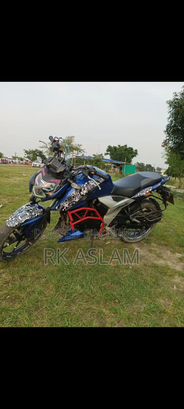 TVS Apache RTR 160 4V 2022 Blue