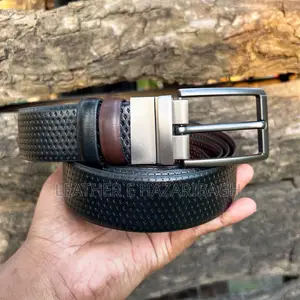 Best Dot Embossed Reversible Leather Belt