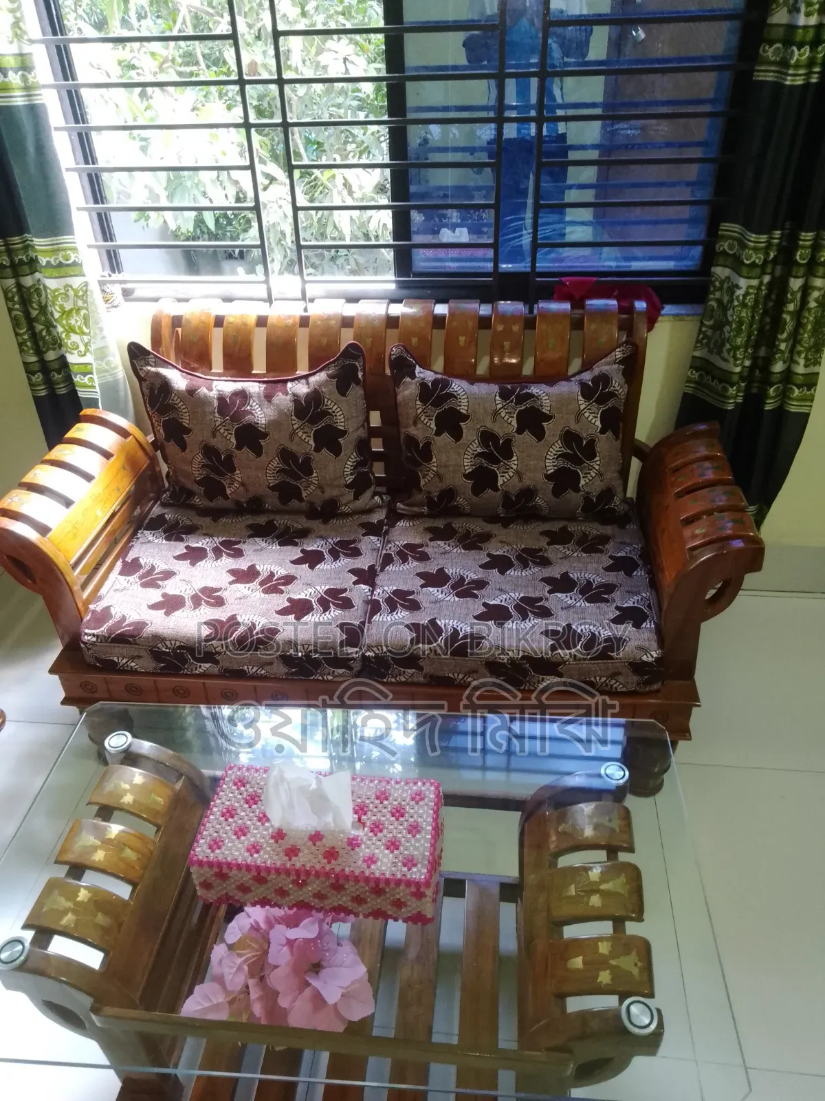 ২+২+১ সোফা সেট অরিজিনাল সেগুন