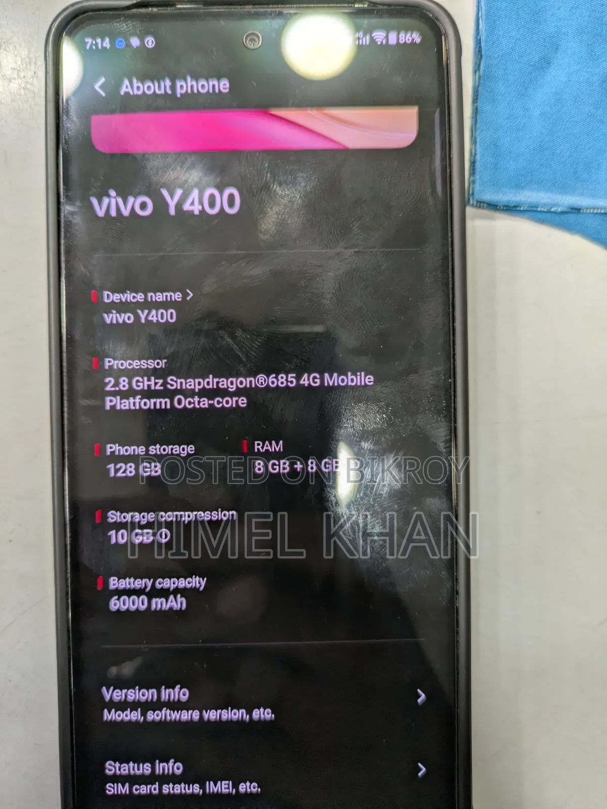 Vivo Y400 4G 128 GB Green