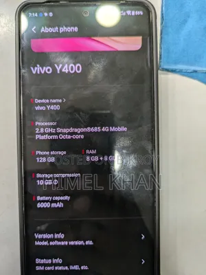 Vivo Y400 4G 128 GB Green