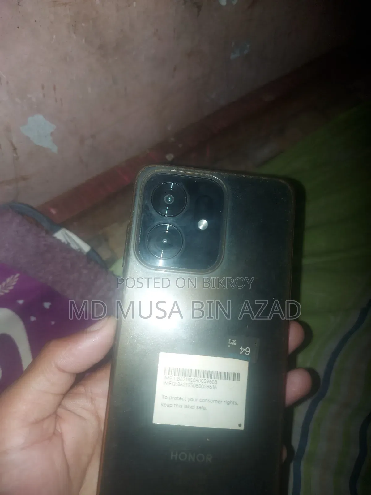 Honor X6b 128 GB Black