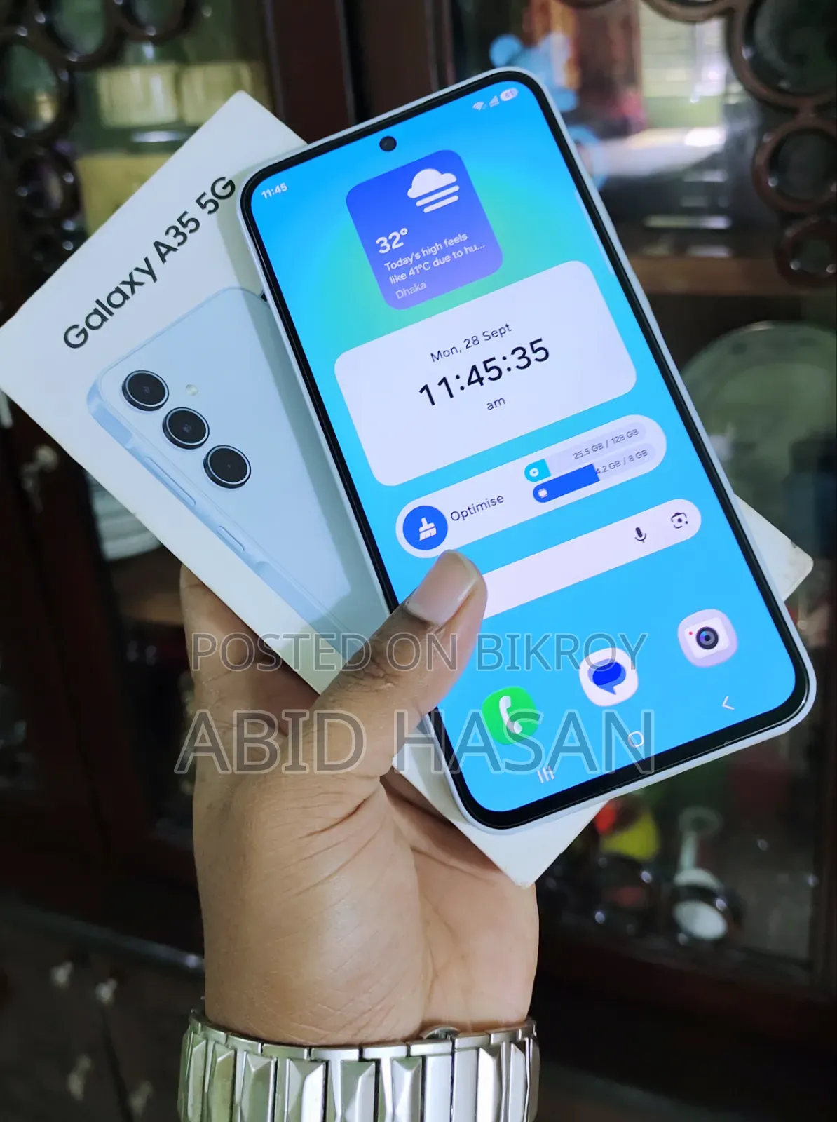 New Samsung Galaxy A35 128 GB Blue