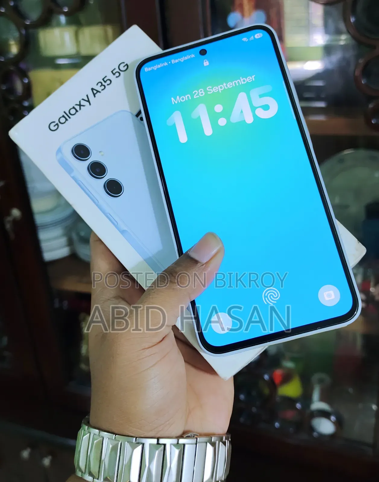 New Samsung Galaxy A35 128 GB Blue