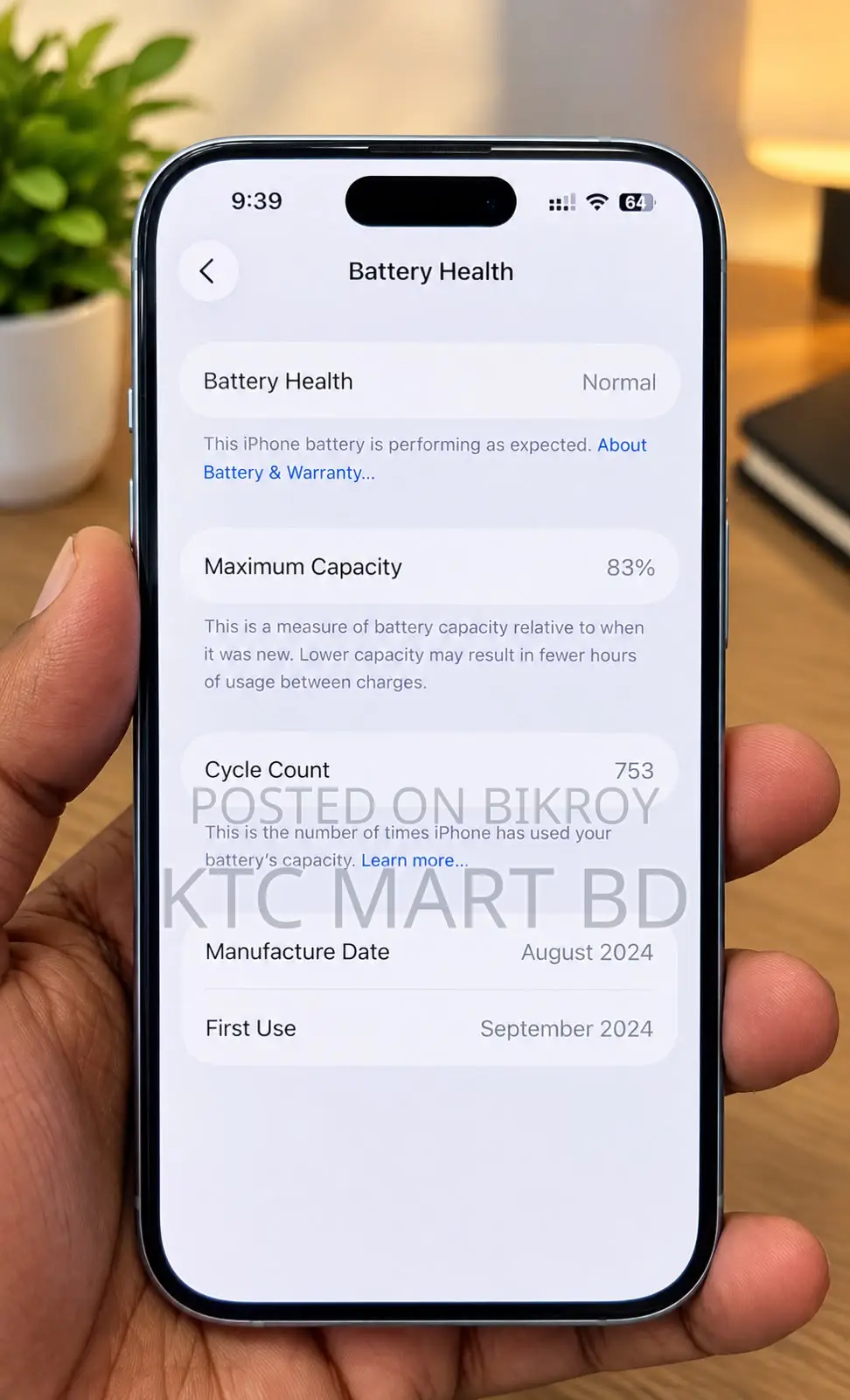 Apple iPhone 15 128 GB Blue