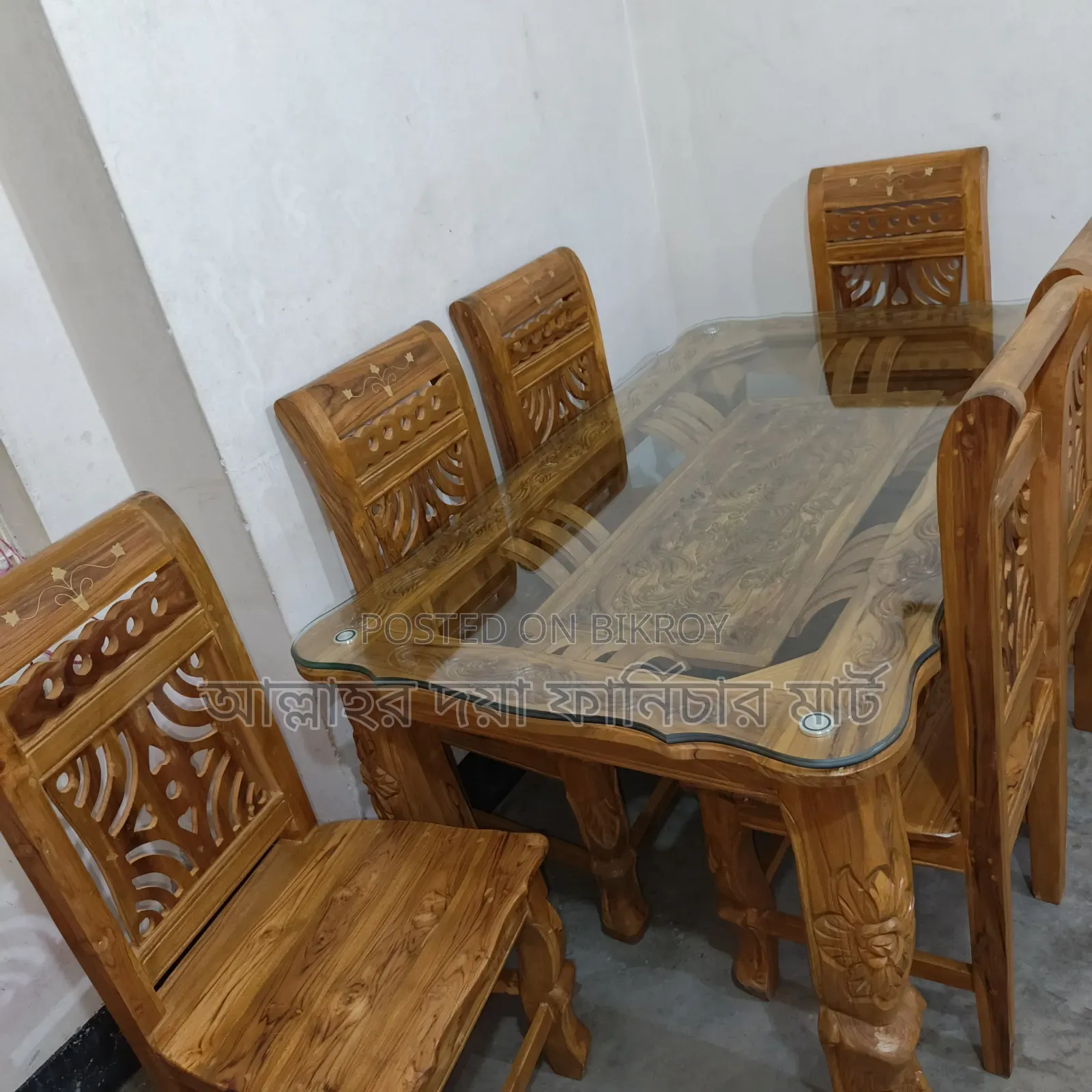 Dining Table 6 Chair Chittagong Segun Kat.