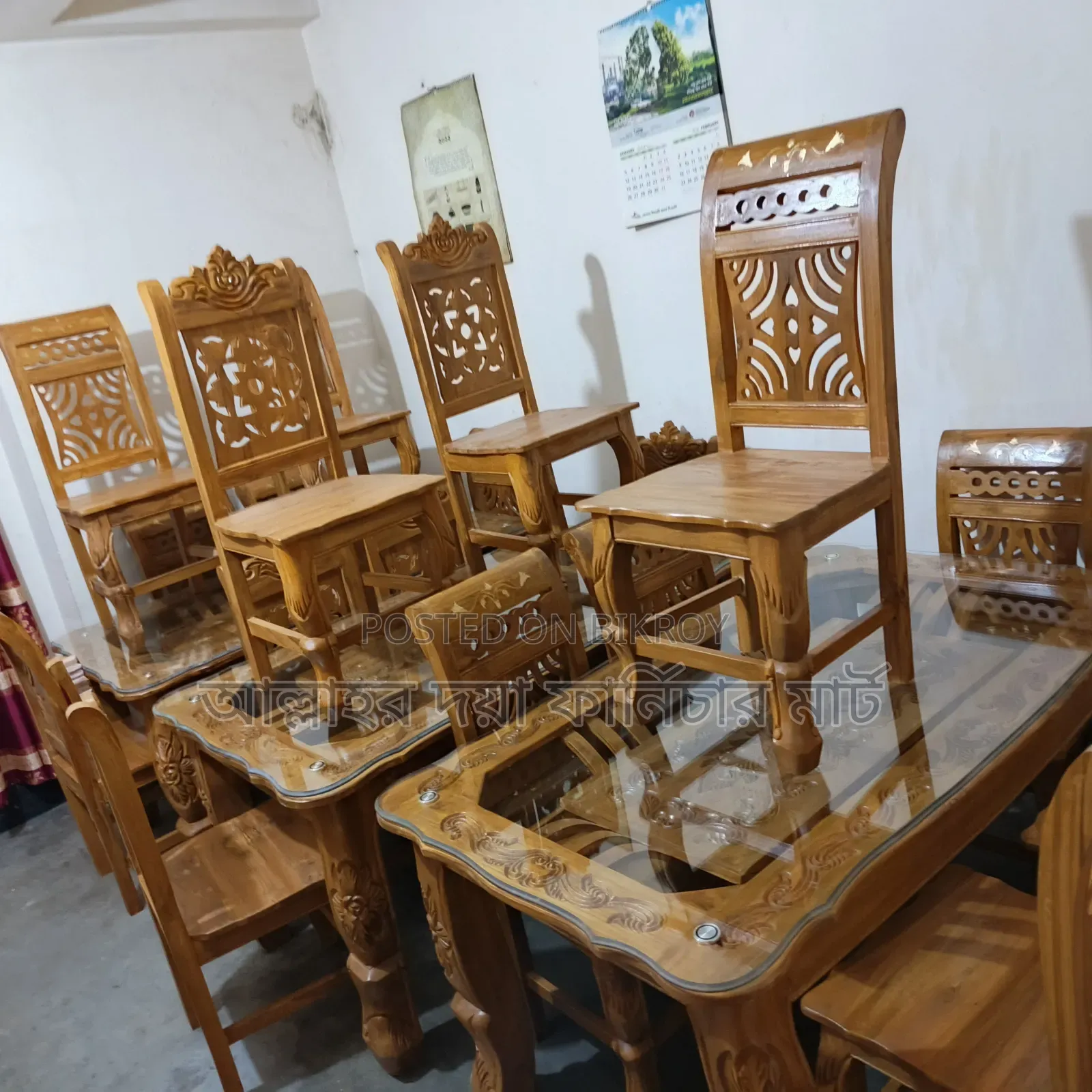 Dining Table 6 Chair Chittagong Segun Kat.