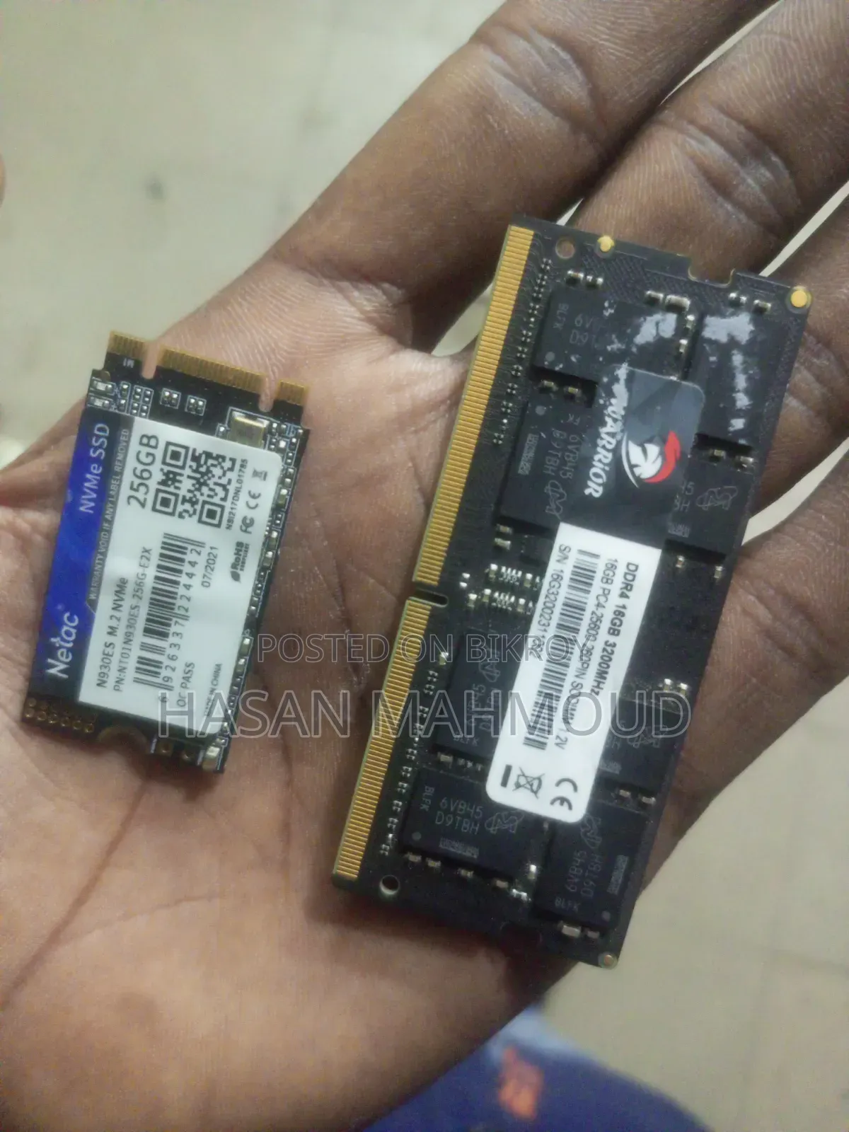 ১৬ জিবি র‍্যাম এবং ২৫৬ জিবি এনভিএমই