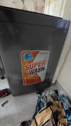 সিঙ্গার ফুল অটোমেটিক ওয়াশিং মেশিন ৯কেজি - ফ্রেশ কন্ডিশন