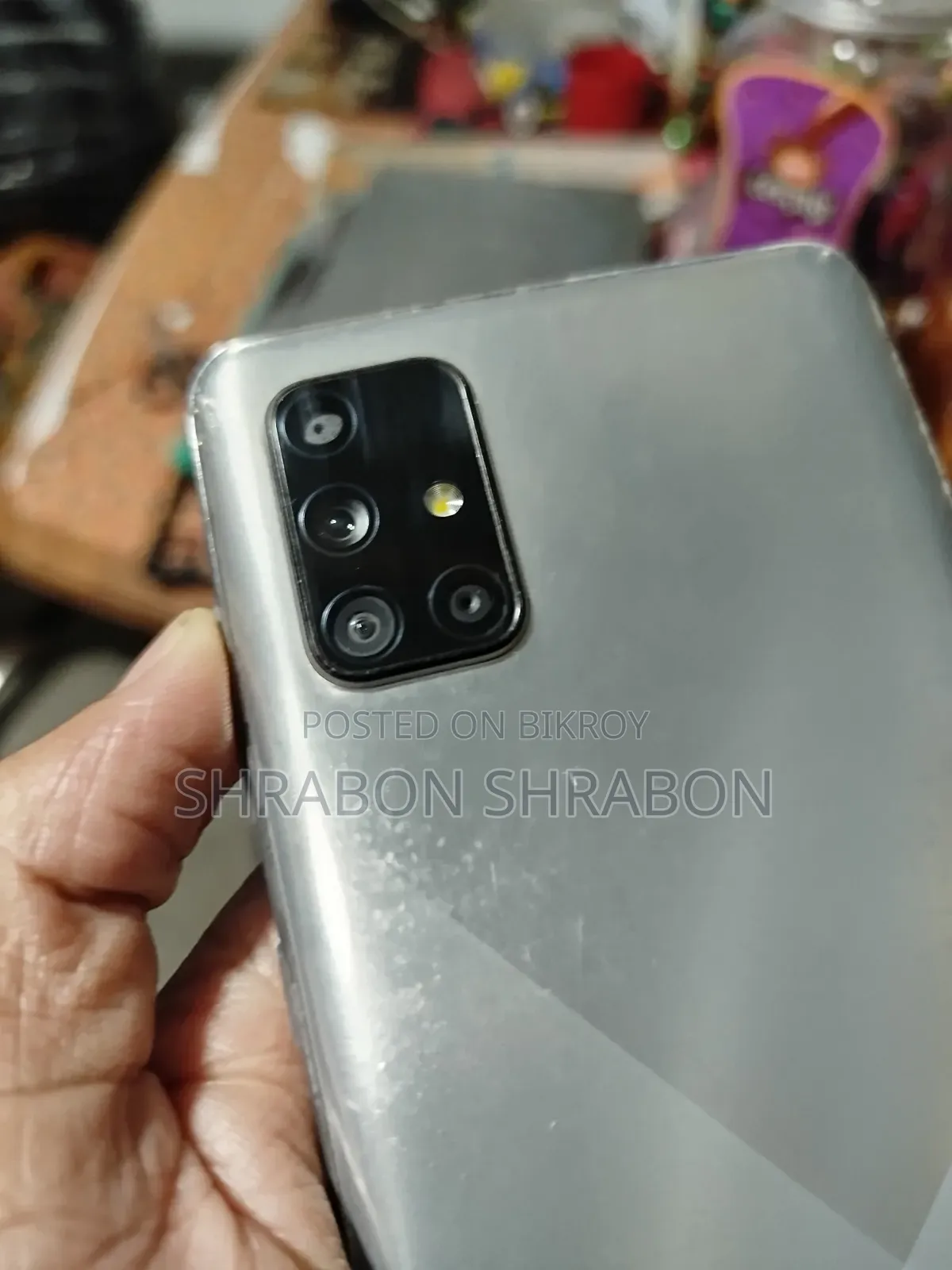 স্যামসাং গ্যালাক্সি এ৭১ ১২৮ জিবি সিলভার