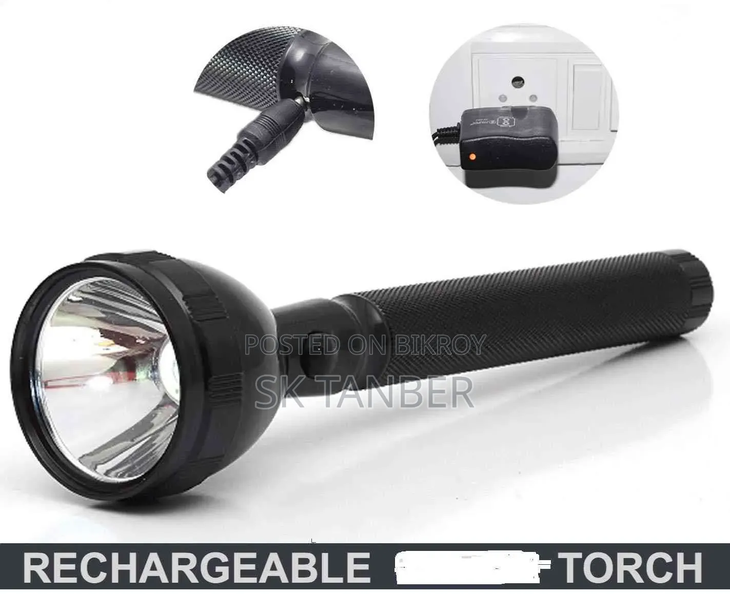 PL 023 3W LED Rechargeable Flashlight