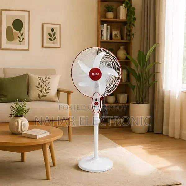 Click 16" Remote Control Rechargeable Fan