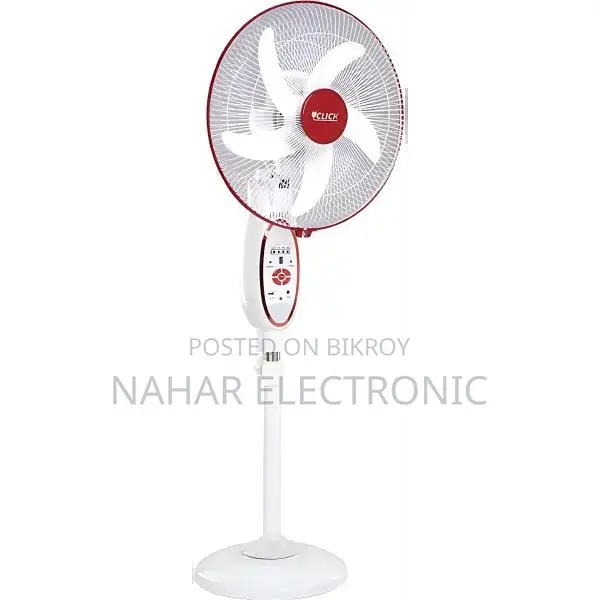 Click 16" Remote Control Rechargeable Fan