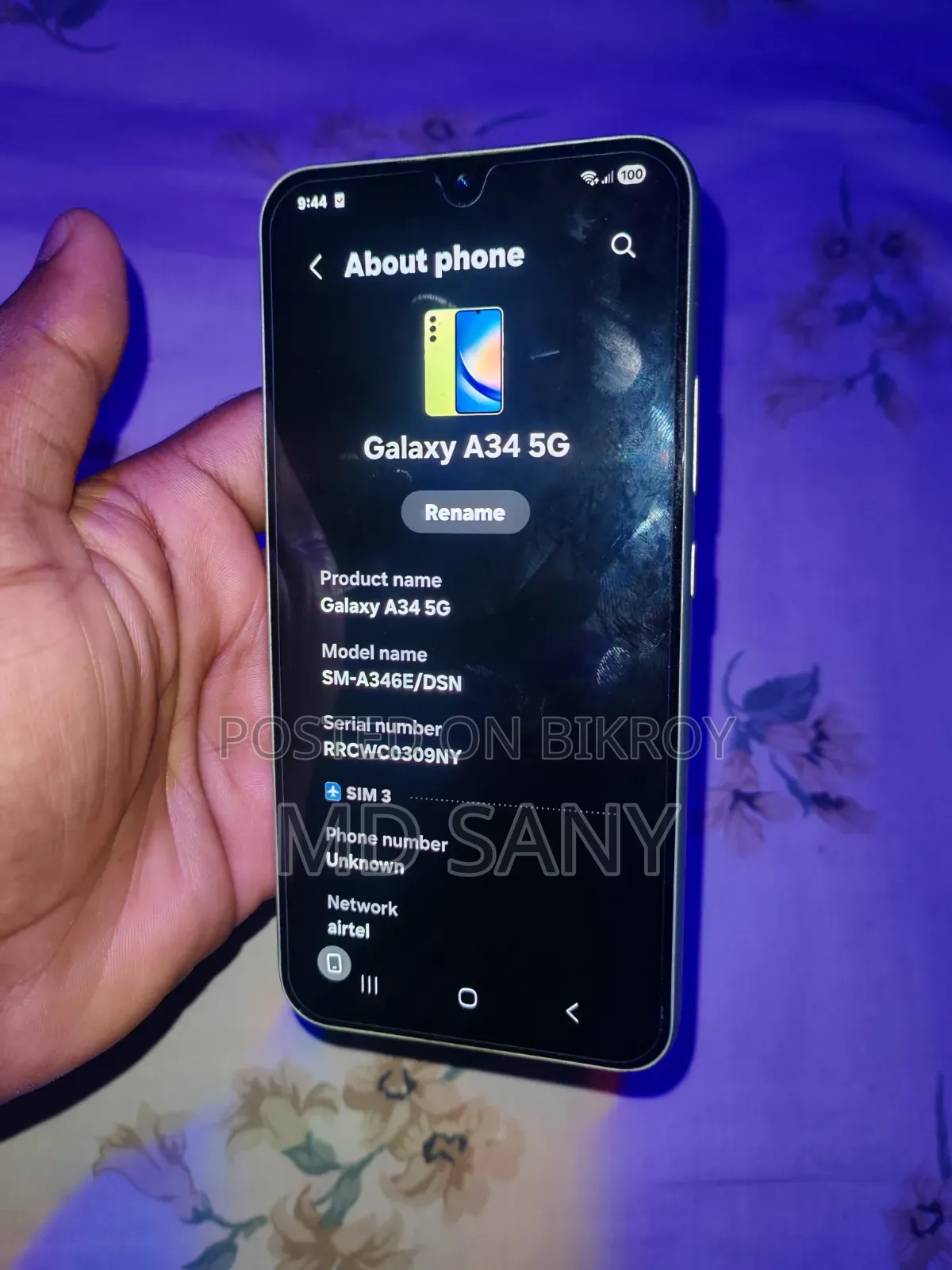 Samsung Galaxy A34 128 GB Green