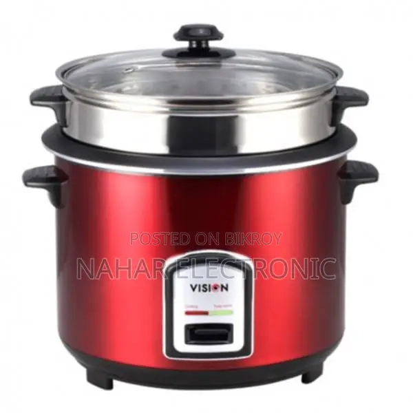 Vision 1.8L REL-40-06 SS Red Rice Cooker
