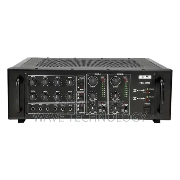 Ahuja TZA-7000 700W 2-Zone PA Mixer Amplifier