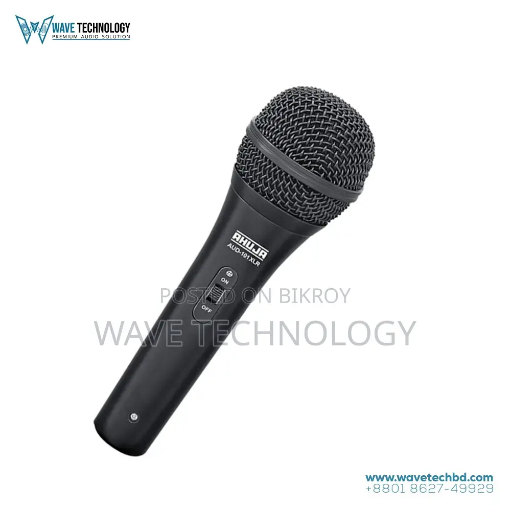 Ahuja AUD-101M XLR Unidirectional Dynamic Microphone