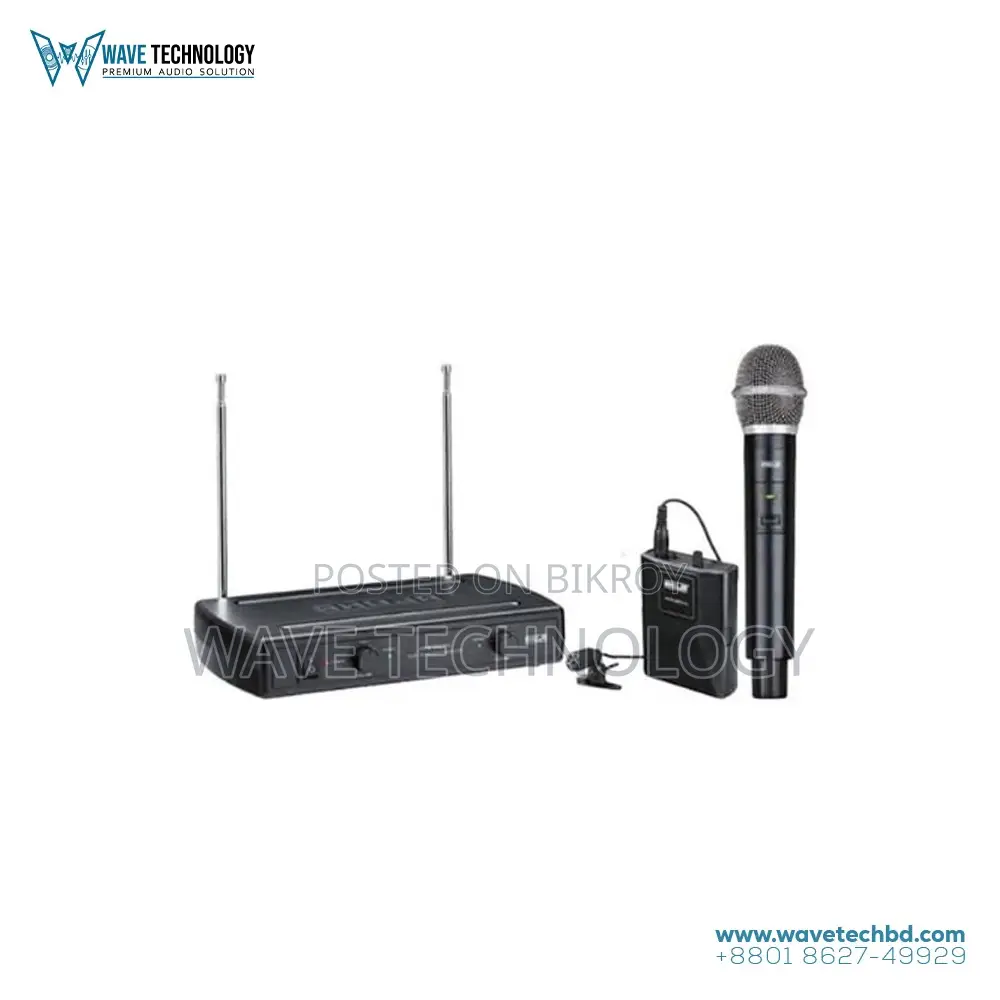 Ahuja AWM-495VHL - Dual Channel VHF Wireless Microphone