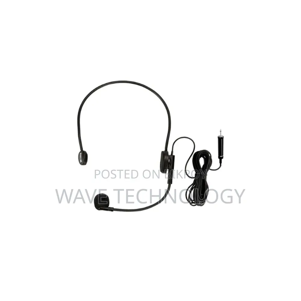 Ahuja HBM-60CC Condenser Cardioid Headband PA Microphone with 3.5 mm j