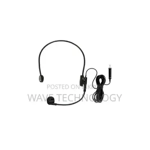 Ahuja HBM-60CC Condenser Cardioid Headband PA Microphone with 3.5 mm j