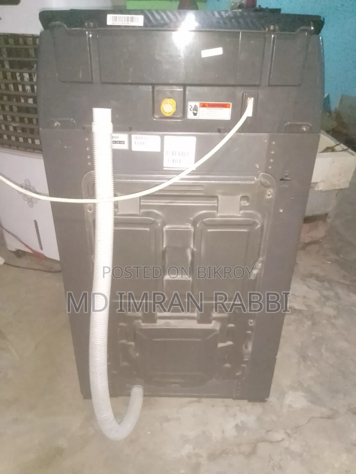 একটি Whirlpool ওয়াশিং মেশিন বিক্রয় হইবে