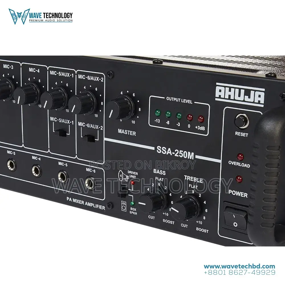 Ahuja SSA-250FX heavy-duty PA mixer amplifier