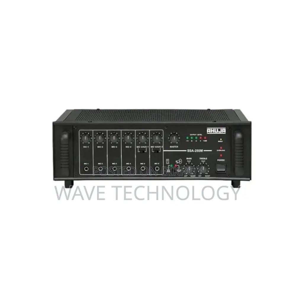 Ahuja SSA-250M 250-Watt PA Mixer Amplifier