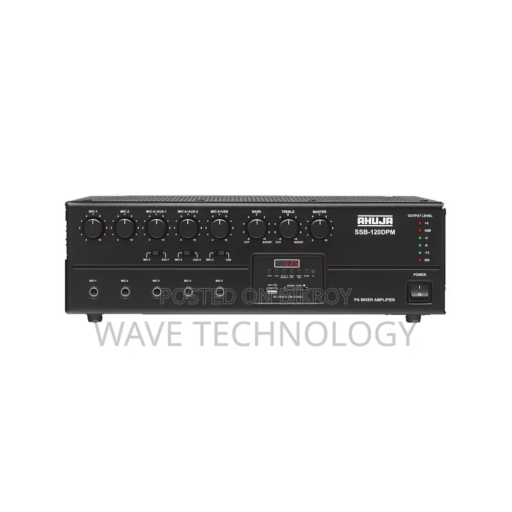 Ahuja SSB-120 120 Watt PA Mixer Amplifier